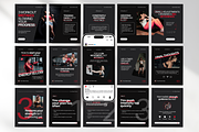 Fitness Coach Canva Template Bundle, a Social Media Template by DigiPax (Thumbnail 7 of 15)