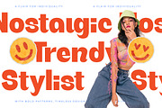 Bright Giftak Retro Display Font, a Serif Font by timelesstype.co (Thumbnail 10 of 20)