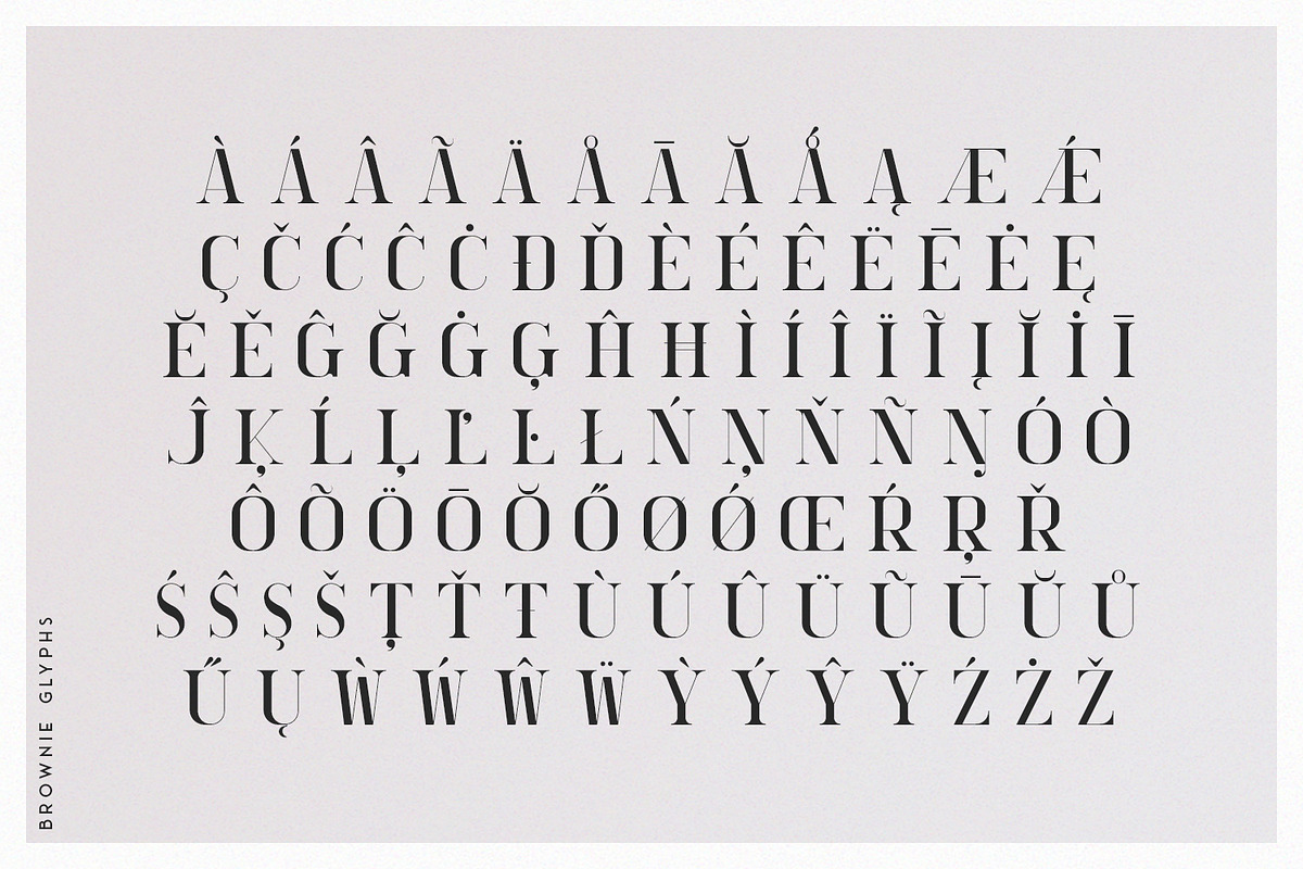 Brownie Font Duo, a Script Font by FactoryType Studio (Photo 9 of 9)