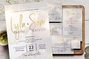 Simple Wedding Invitation Suite, an Invitation Template by Aarley Kaiven (Thumbnail 3 of 6)