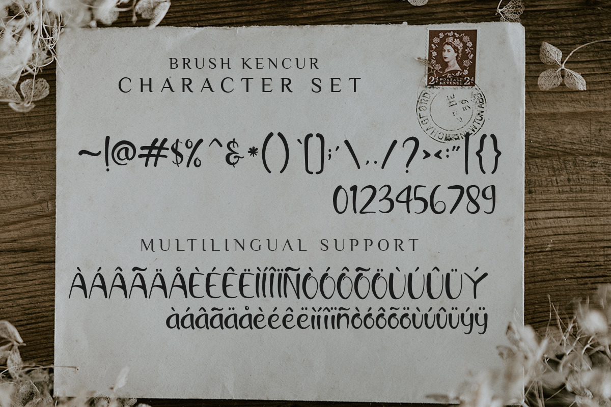 Brush Kencur Hand Written Sans preview 8