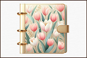 Watercolor Spring Planner Clipart, an Illustration by Sublimation Artist (Thumbnail 3 of 6)