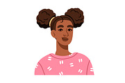 African-American women portraits set, a Person Illustration by Good Studio (Thumbnail 5 of 16)