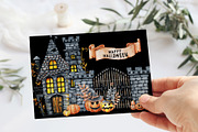Happy Halloween clipart and paper, a Decorative Illustration by Artmanata (Thumbnail 16 of 16)