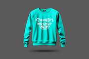 Sweater Mockup, a Hoody Mockup by Viswal Studio (Thumbnail 2 of 3)