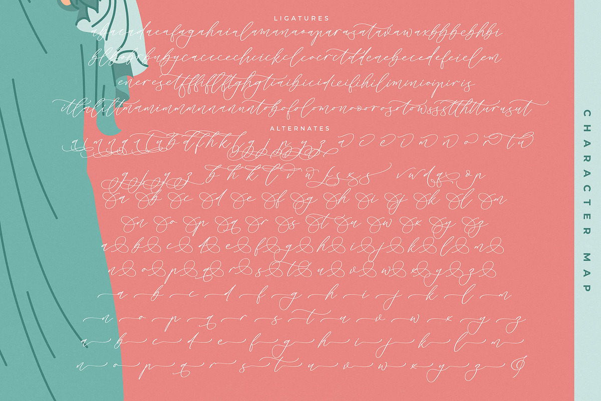 Andore Roselan Elegant Calligraphy, a Script Font by stylishtype.co (Photo 19 of 20)