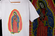 Virgin of Guadalupe on a skateboard., an Illustration by Moloko88 (Thumbnail 1 of 2)