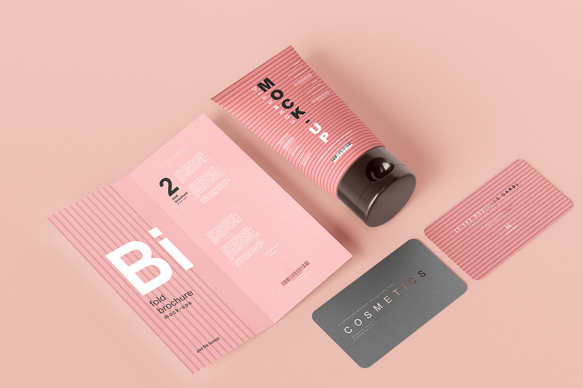 250+ Cosmetic Branding Mockup Bundle, a Cups & Container Mockup by pmvch (Photo 121 of 273)