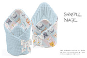 Swaddle Wrap Blankets Minky & Muslin, a Mockup by mock-ups (Thumbnail 31 of 31)