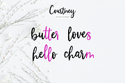 Courtney | Handwritten Script Font, a Script Font by Cate Shaner (Thumbnail 10 of 12)