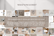 700 Beige Instagram Templates, a Templates & Theme by SociallyyCreative (Thumbnail 2 of 9)
