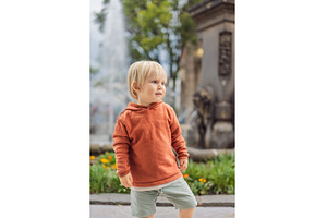 Little toddler tourist near, a Holiday Photo by Elizaveta Galitskaya