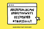 WELLDO - Playful Display Font, a Handwritten Font by Cruizy & Co (Thumbnail 3 of 8)