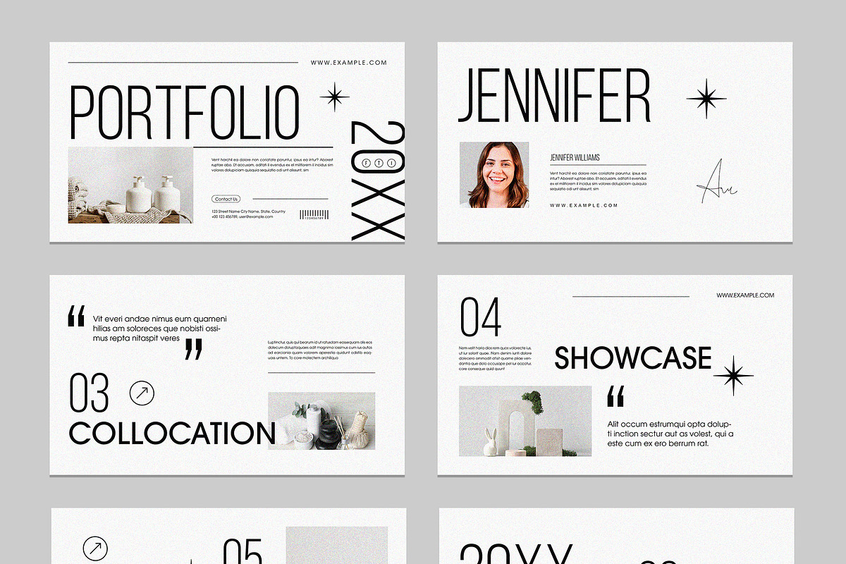 Modern Portfolio Presentation Layout, a Presentation Template by ClickPaint_Studio (Photo 2 of 5)