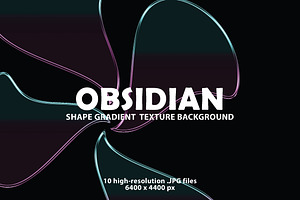 Obsidian Shape Gradient Background