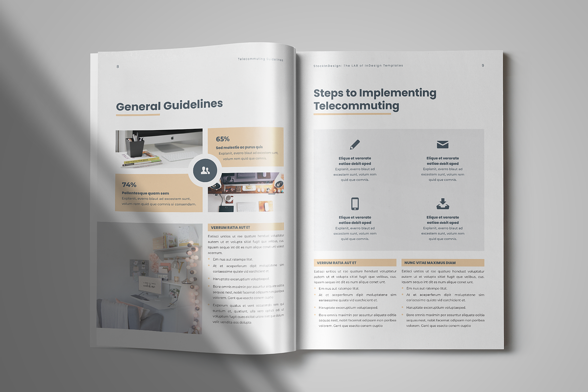 Telecommuting Guidelines Template, a Templates & Theme by StockInDesign (Photo 6 of 9)