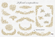 Golden Baroque Wedding collection, a Decorative Illustration by marie dricot (Thumbnail 4 of 9)