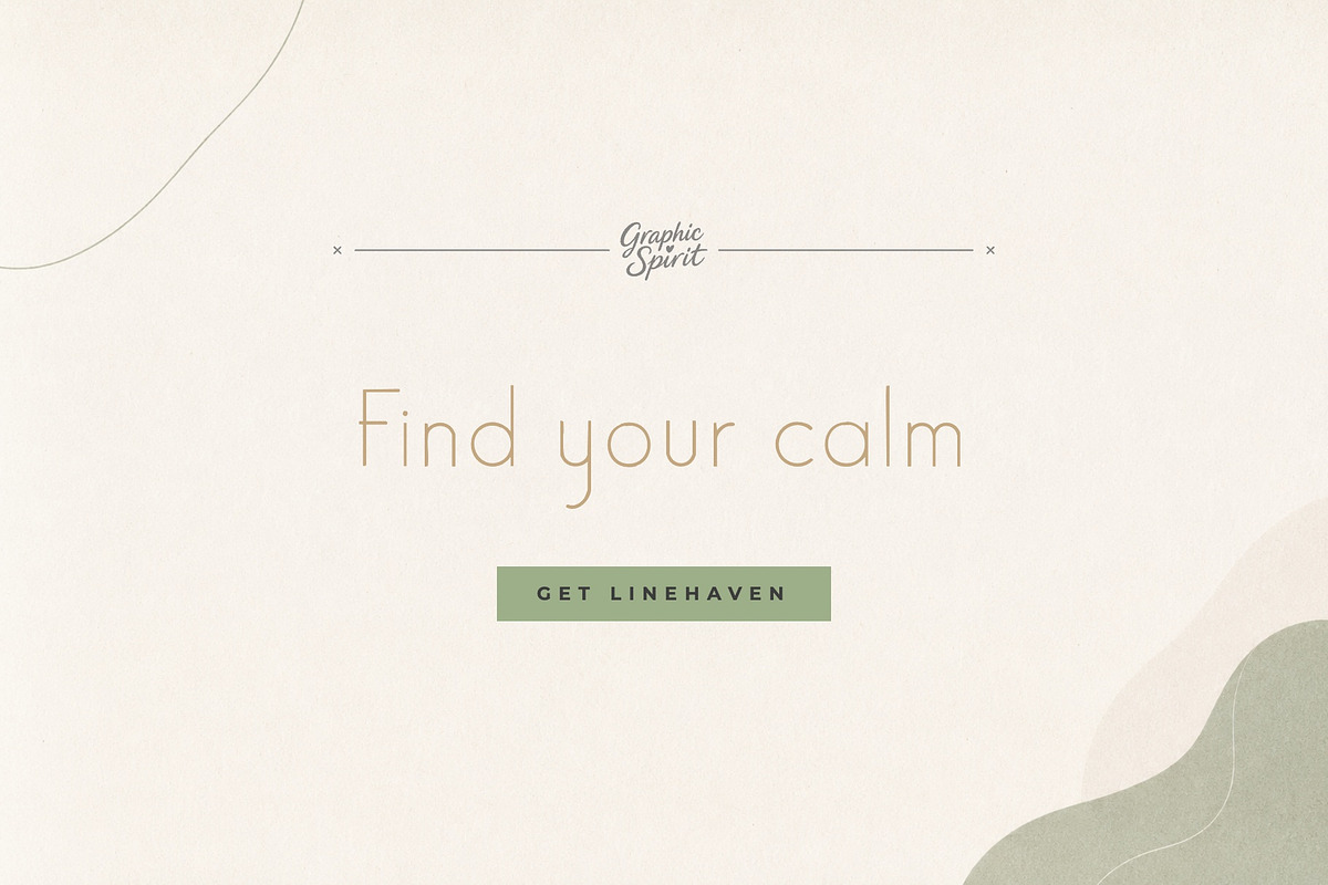 Linehaven Font, a Sans Serif Font by Graphic Spirit (Photo 8 of 8)
