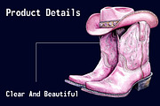 Cowgirl Bachelorette Clipart, a Seasonal Illustration by CitraGraphics (Thumbnail 7 of 7)