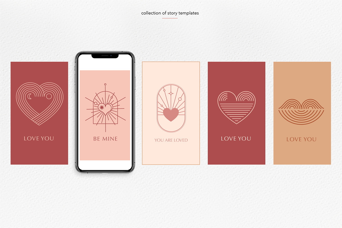 Minimalist Boho Valentine's day, a Decorative Illustration by Marish (Photo 11 of 12)