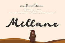 Millane Modern Script Font