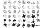 Splash Splatter Marks Set 4 Stamps, a Brush Add-On by Disasterology Ink (Thumbnail 4 of 9)