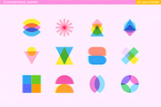 RISO Shapes Geometric Collection, an Object Graphic by Leila Divine (Thumbnail 3 of 12)