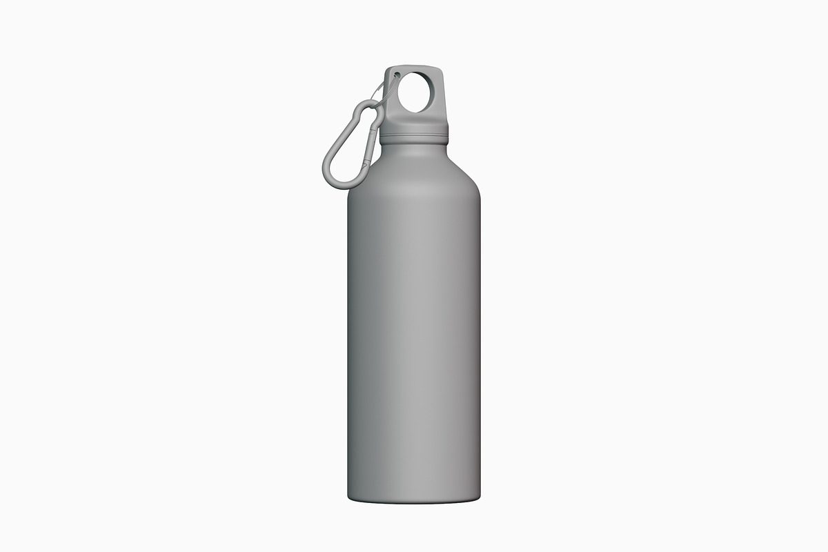 Aluminum Sport Water Bottle 3D Model, a Food & Drink 3D Model by Akebareee (Photo 3 of 3)