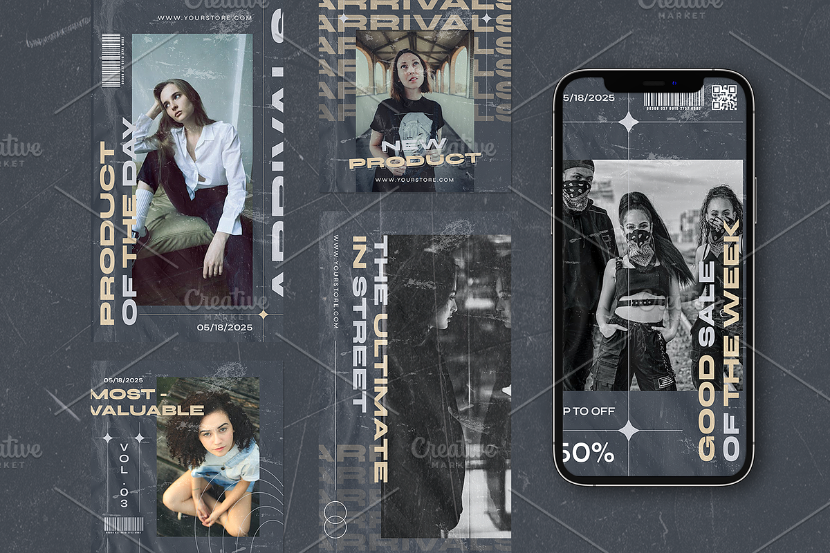 HypeInstagram Template - Extoor, a Social Media Template by Gibcreat (Photo 2 of 4)