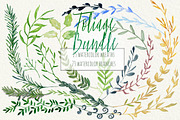 Wreath & branches watercolor, an Illustration by LABFcreations (Thumbnail 7 of 8)
