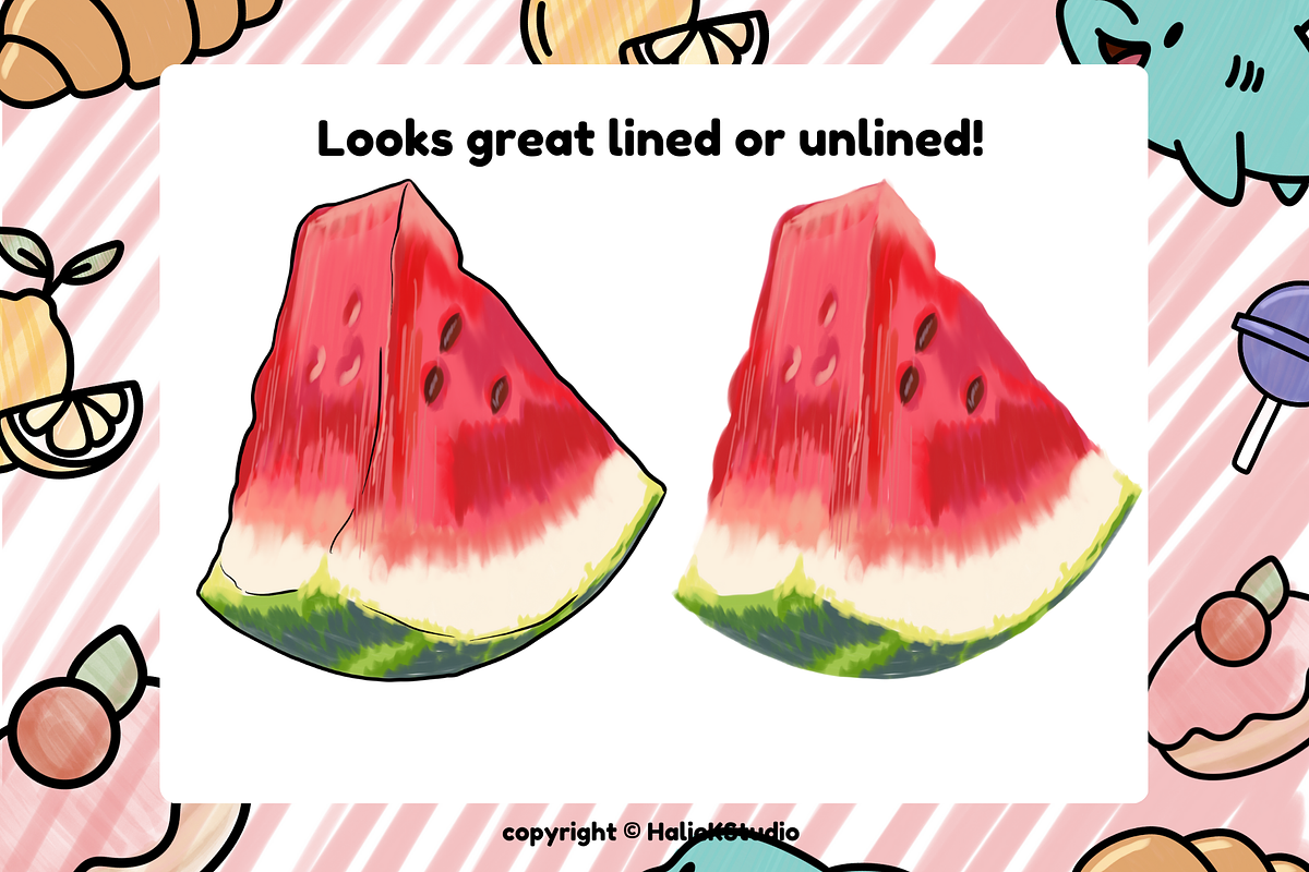 Alcohol Marker Style Procreate Brush, a Brush Add-On by HalieKStudio (Photo 4 of 9)