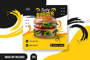 Social Media Design Testy Food