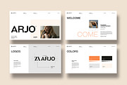 ARJO | Brand Guidelines Canva, a Presentation Template by creathrivestudio (Thumbnail 6 of 13)
