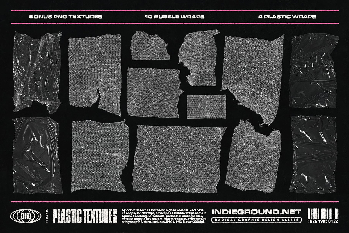 Plastic Textures, a Texture Graphic by Indieground Design Inc. (Photo 12 of 13)