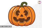Halloween Pumpkin Clipart Bundle, a Graphic by crative8112 (Thumbnail 3 of 10)