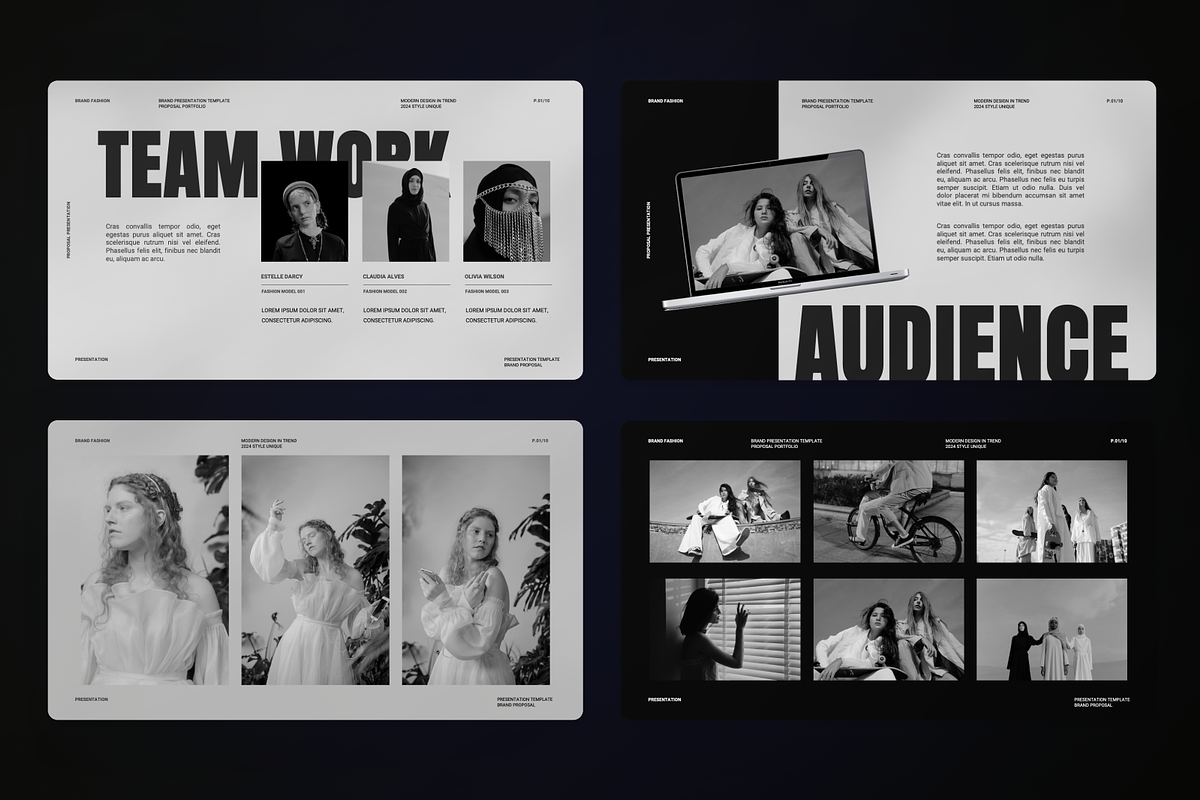 Brand Fashion Proposal Google Slide, a Presentation Template by SquidPixey (Photo 3 of 7)