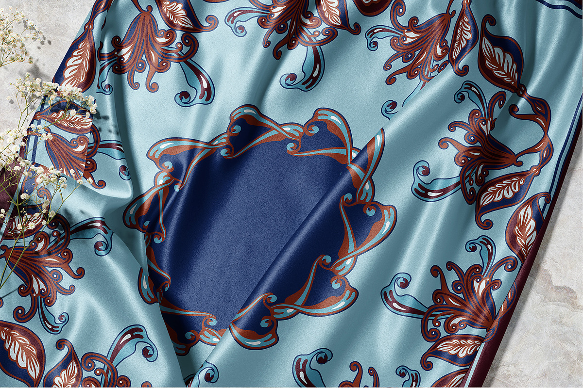 Art Nouveau Lily Garland Scarf, an Object Graphic by ilustrinna (Photo 8 of 10)