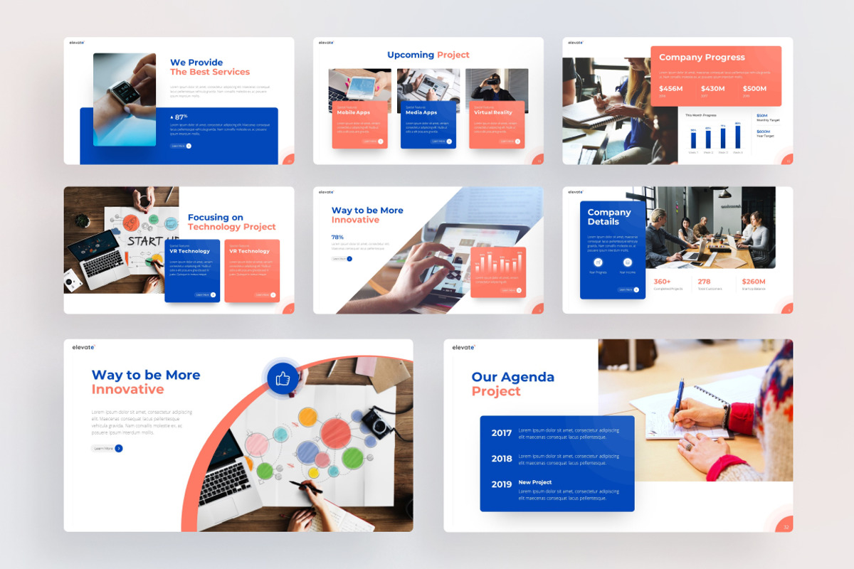 60000+ Multipurpose Presentation, a Presentation Template by Brandearth RRGraph (Photo 4 of 7)