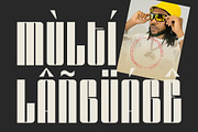 Sazzle - Compressed Sans Serif, a Sans Serif Font by Craft Supply Co. (Thumbnail 8 of 8)