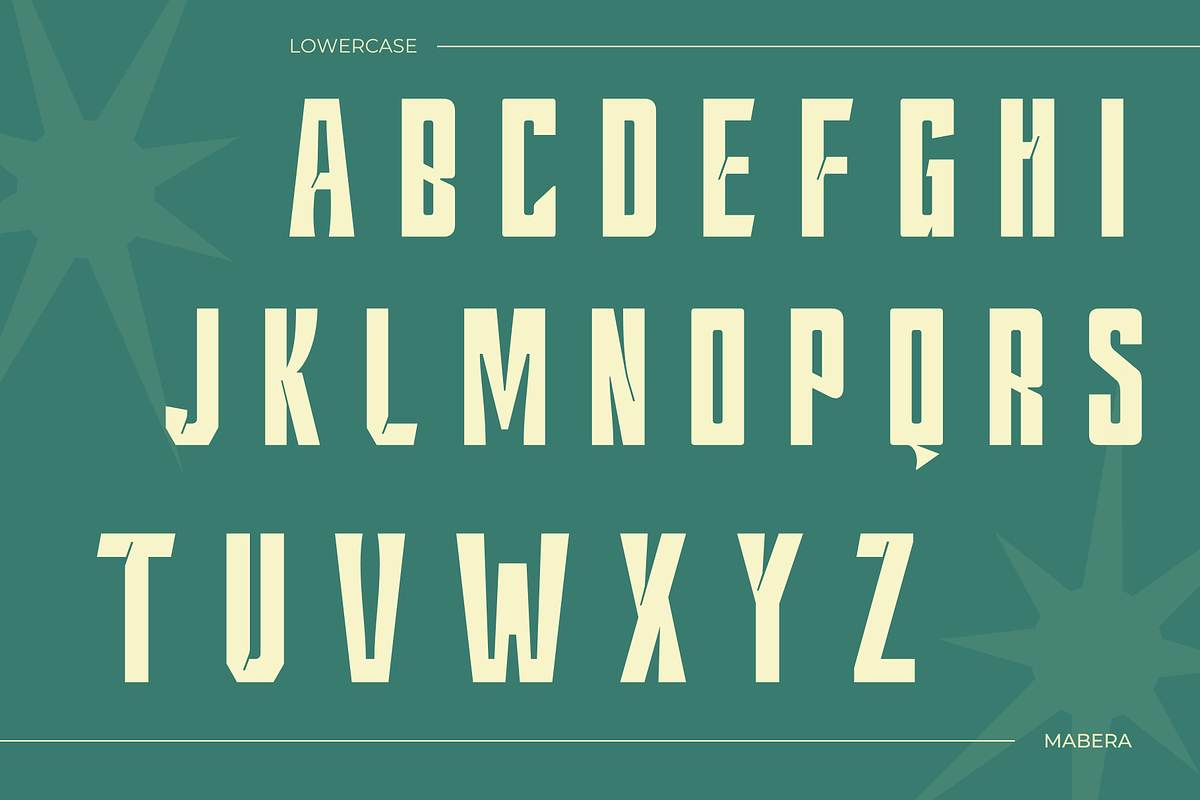 Mabera - Branding Logo Font, a Sans Serif Font by Nirmana Visual (Photo 5 of 8)