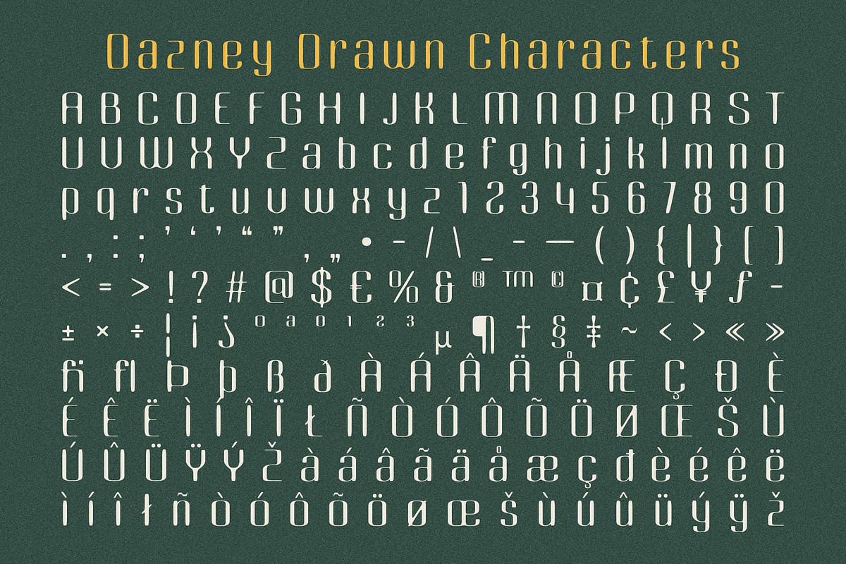 Dazney Drawn, a Sans Serif Font by Craft Supply Co. (Photo 8 of 8)