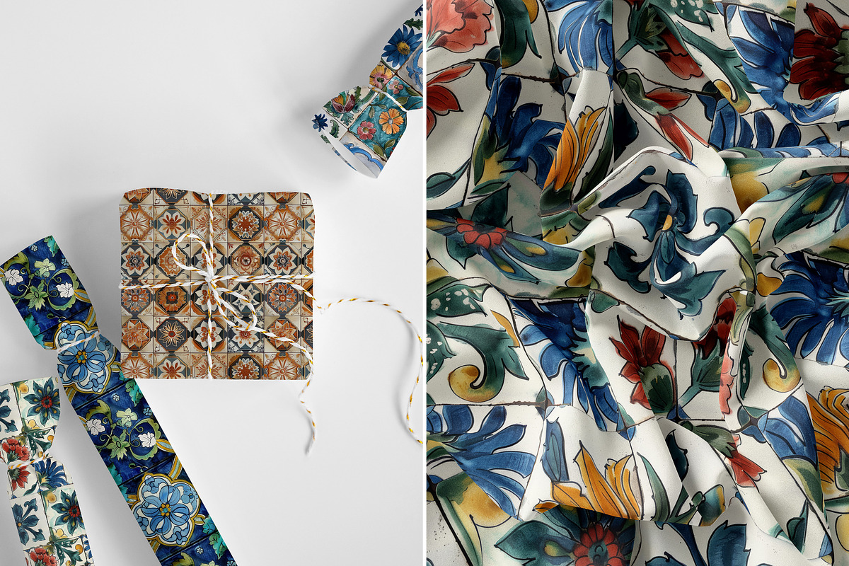 Vintage Tile Osman Patterns, a Pattern Graphic by Ninterints (Photo 13 of 18)