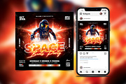 Space Beats Party Flyer, a Flyer Template by StarPixles11 (Thumbnail 2 of 3)