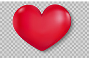 Set of realistic 3D heart icons, a Decorative Illustration by Yayasya (Thumbnail 2 of 4)