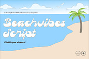 Beachvibes Script Font, a Script Font by Brainware Graphic (Thumbnail 1 of 8)