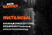Dirty Weather Bubble Display, a Font by Haps Space (Thumbnail 11 of 11)