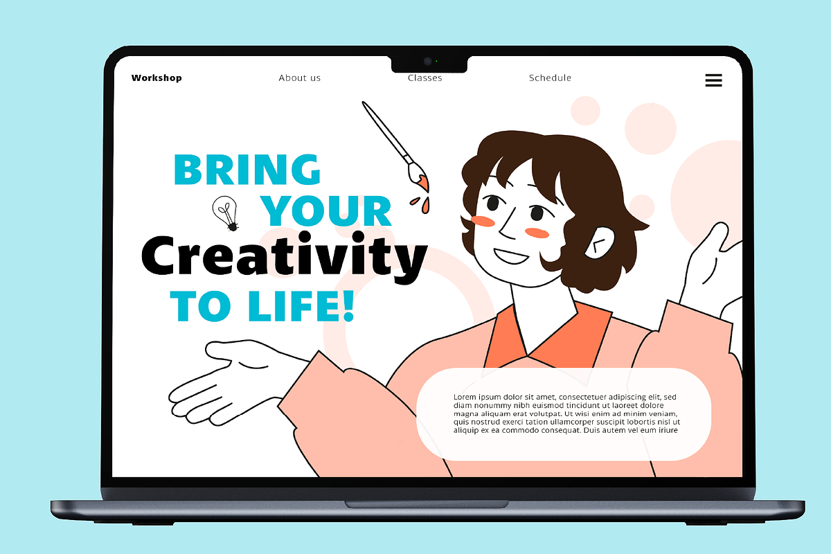 Creative Students, a Person Illustration by Lu (Photo 4 of 6)