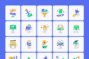 Work Icons Bundle, a Duotone Icon by Prosymbols (Thumbnail 14 of 16)