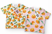 Watercolor Mandarin Fruits Vol. 1, a Food Illustration by Olga Begak Art & Design (Thumbnail 9 of 10)