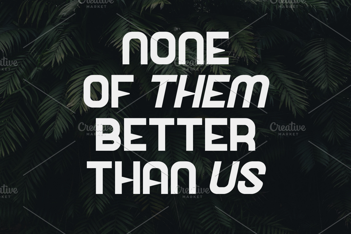 Ethera Bold Logo Font, a Sans Serif Font by Artiveko (Photo 10 of 10)